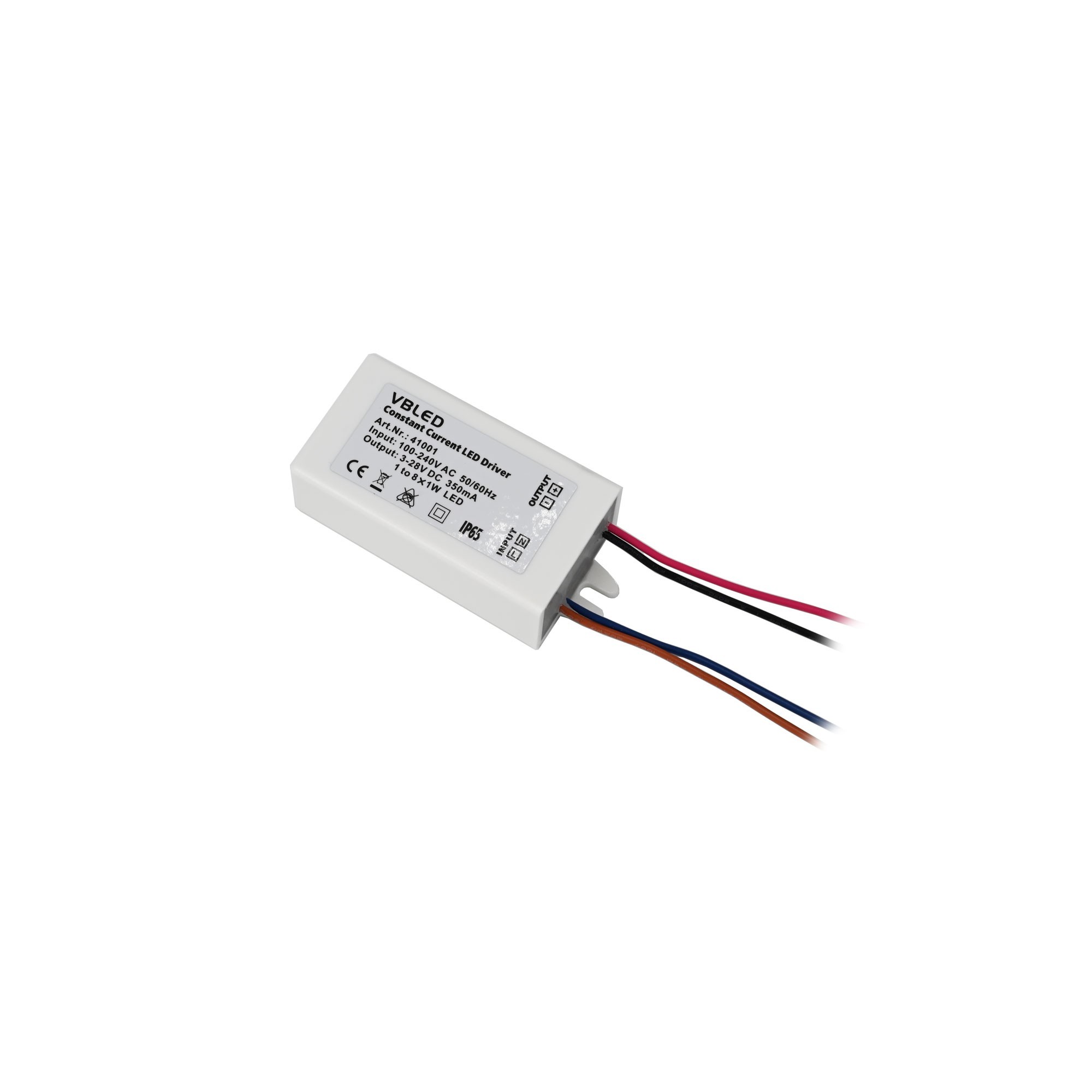 Alimentatore LED a corrente costante 3-32V DC / 350mA 10W IP65