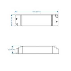 fuente de alimentación "INATUS" Radio LED Tensión constante / 12 V CC / 40 W