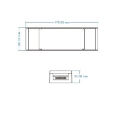 "Inatus" Radio LED Power Supply Constant Voltage / 12V DC / 75W