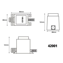 Alimentation extérieure 12V AC 12W IP67