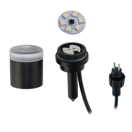 Set di 3 luci da giardino RGB+W LED 1W 12V AC IP65