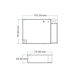 "INATUS" LED Dimmer - 12-24V DC - 2.4G Radio Max 20A 1CH