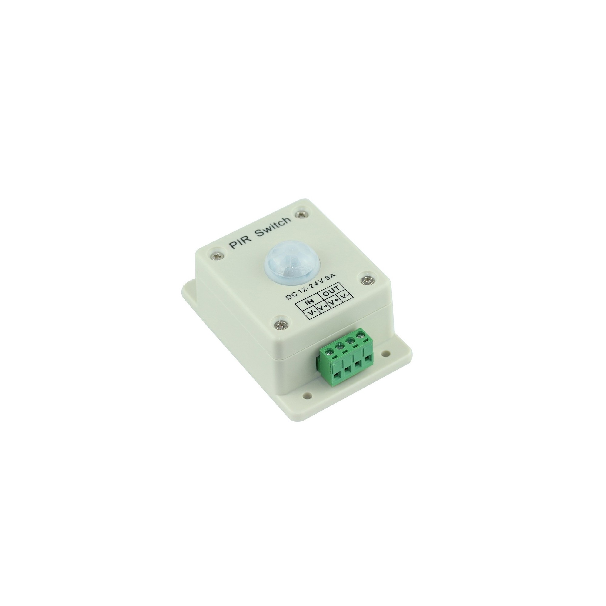 Bewegingsmelder voor LED-producten op 12-24V DC / 8A