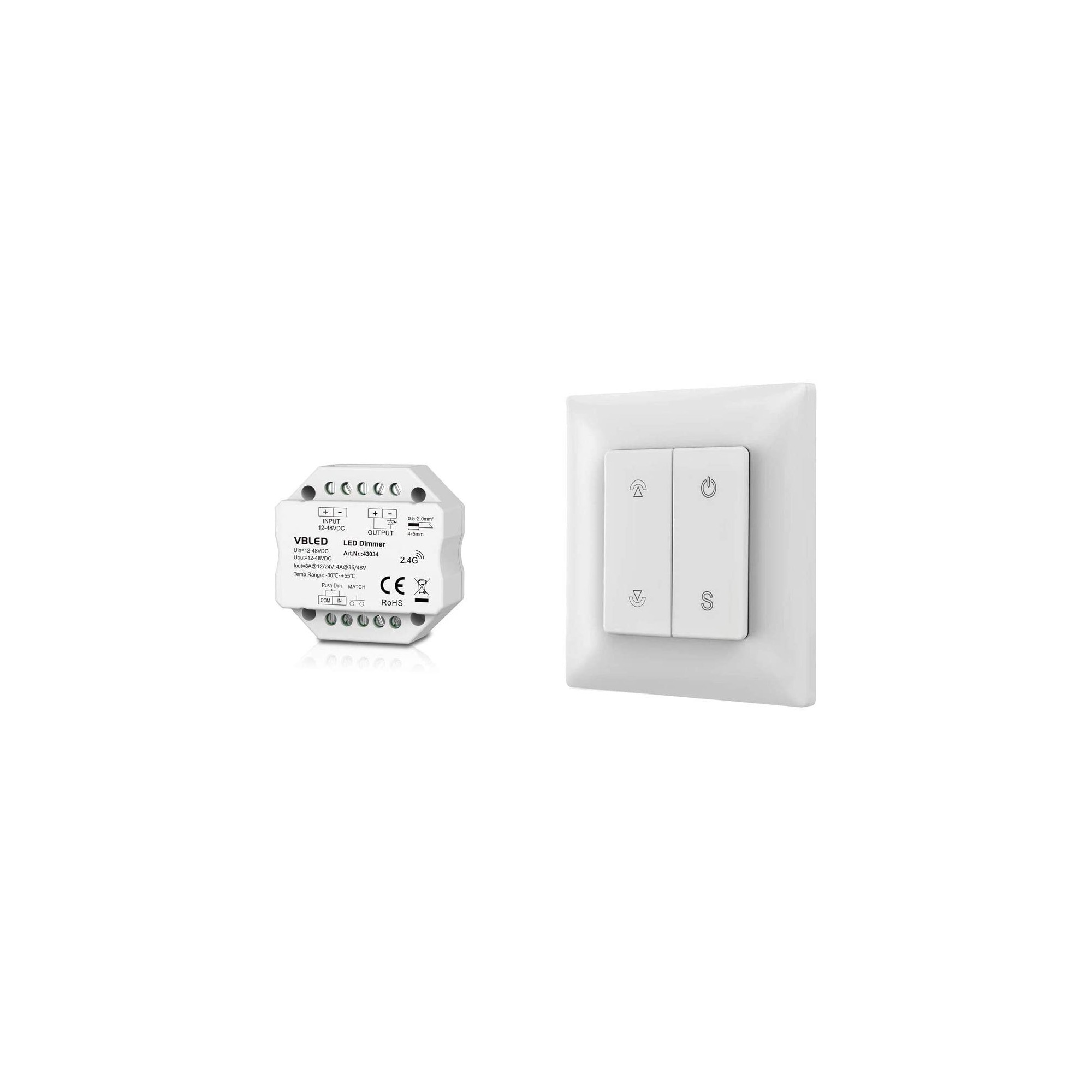 kIT "Inatus" Telecomando a parete RF KIT incl. dimmer 12-24V DC