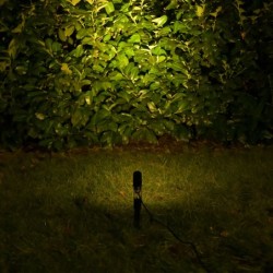 Faretto da giardino a LED "Flavius" 3W 3000K 12V Nero