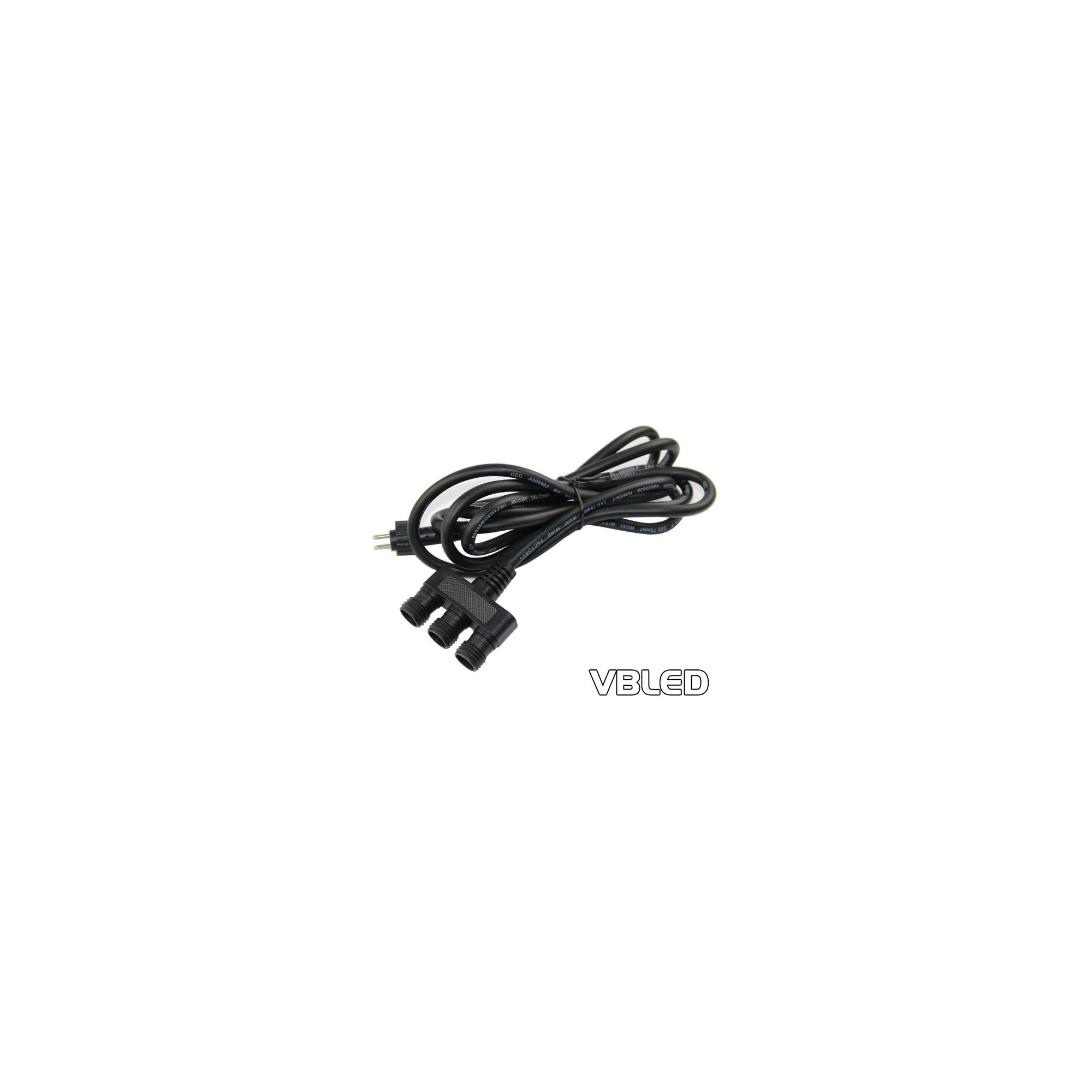 Cable de distribución Gartus de 3 vías 12 V para exteriores