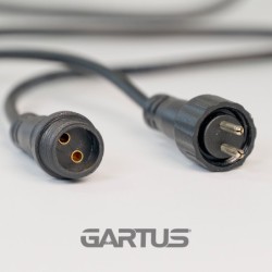 Gartus 3-weg verdeelkabel 12V voor buitengebruik