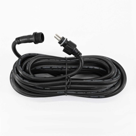 Cable alargador Gartus 5m 12V - uso exterior