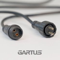 Cable distribuidor en Y de 2 vías Gartus 12 V para exteriores