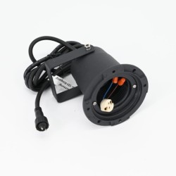 Set van 3 tuinspots 12V AC IP65 incl. lamp 5W warm wit, grondspies en voedingseenheid