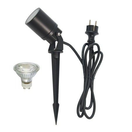 Faretto da giardino "Werios" 230V AC con lampadina LED GU10 5W 3000K IP65