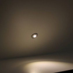 1W LED Mini recessed spotlight "ALDYNE" Minispot Silver