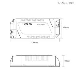 Juego de 6 mini focos empotrables de aluminio LED de 1W blanco cálido con fuente de alimentación regulable - Negro