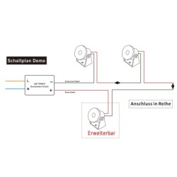 mini proyector LED de superficie de 1W - "Alyana" - Giratorio y pivotante