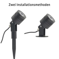 GARTUS LED RGB+W Gartenstrahler 10W 12V IP65