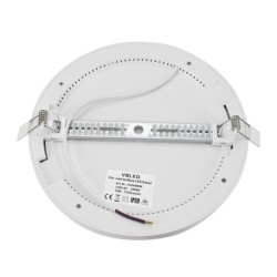 Universele LED paneel opbouw/opbouw Ronde Extra Flat 18W 3000K 1350lm