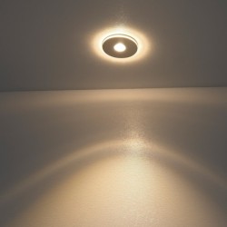 3W Mini Recessed Spotlight Mini Spot - "Luxonix" - IP65 - 3000K illuminates front & side