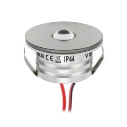 3W Mini foco empotrable Mini Spot "NOVOS"- 12V VDC - IP44 - 3000K ilumina frontal y lateral