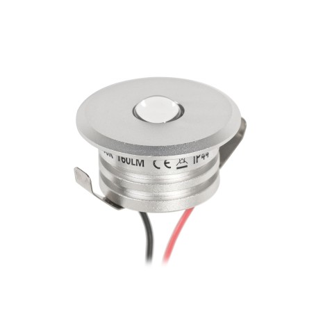 3W Mini LED foco empotrable "ALDYNE" blanco cálido 12V DC IP44 Estanco