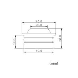 Foco LED Fisheye 3W 3000K