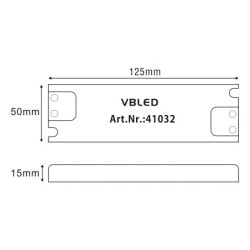 KIT de 6 - Foco de superficie LED de 1W "CYLINDRO" Techo 12VDC 3000K