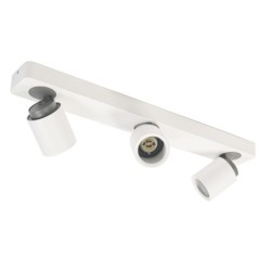 Lámpara de techo LED Lámpara de techo, 3 luces Giratoria y orientable sin bombilla GU10