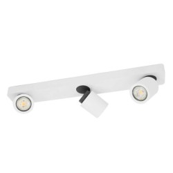 Plafón LED Plafón, 3 luces Giratorio y orientable 5W GU10 230V