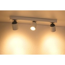LED ceiling light Ceiling lamp, 3-light Rotating and swivelling 5W GU10 230V