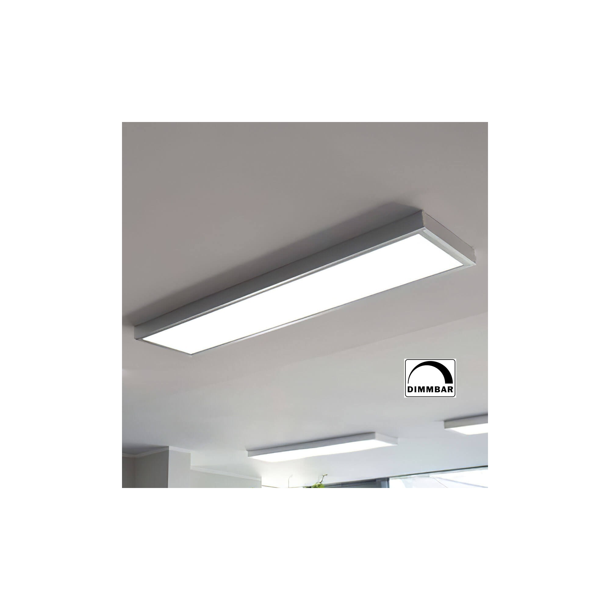 Pannello LED (295x1195x8mm) KIT dimmerabile incl. cornice per montaggio superficiale 36W 4000K Bianco neutro