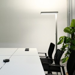 Office LED Floor Lamp 60W 4000K with Rotary Dimmer