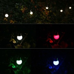 5er LED RGBWW Lichterkette mit Fernbedienung