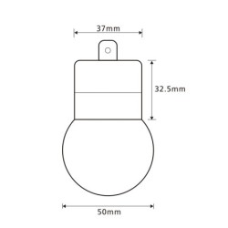 5 LED RGBWW lichtketting met afstandsbediening