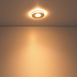 1W VBLED LED Mini Recessed Spot "ALDYNE" Sidelight Minispot - 12VDC - IP65 - 3000K