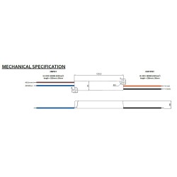 LED voeding constante spanning / 12V DC / 12W IP67 waterdicht