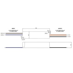 Fuente de alimentación LED de tensión constante / 12 V CC / 72 W