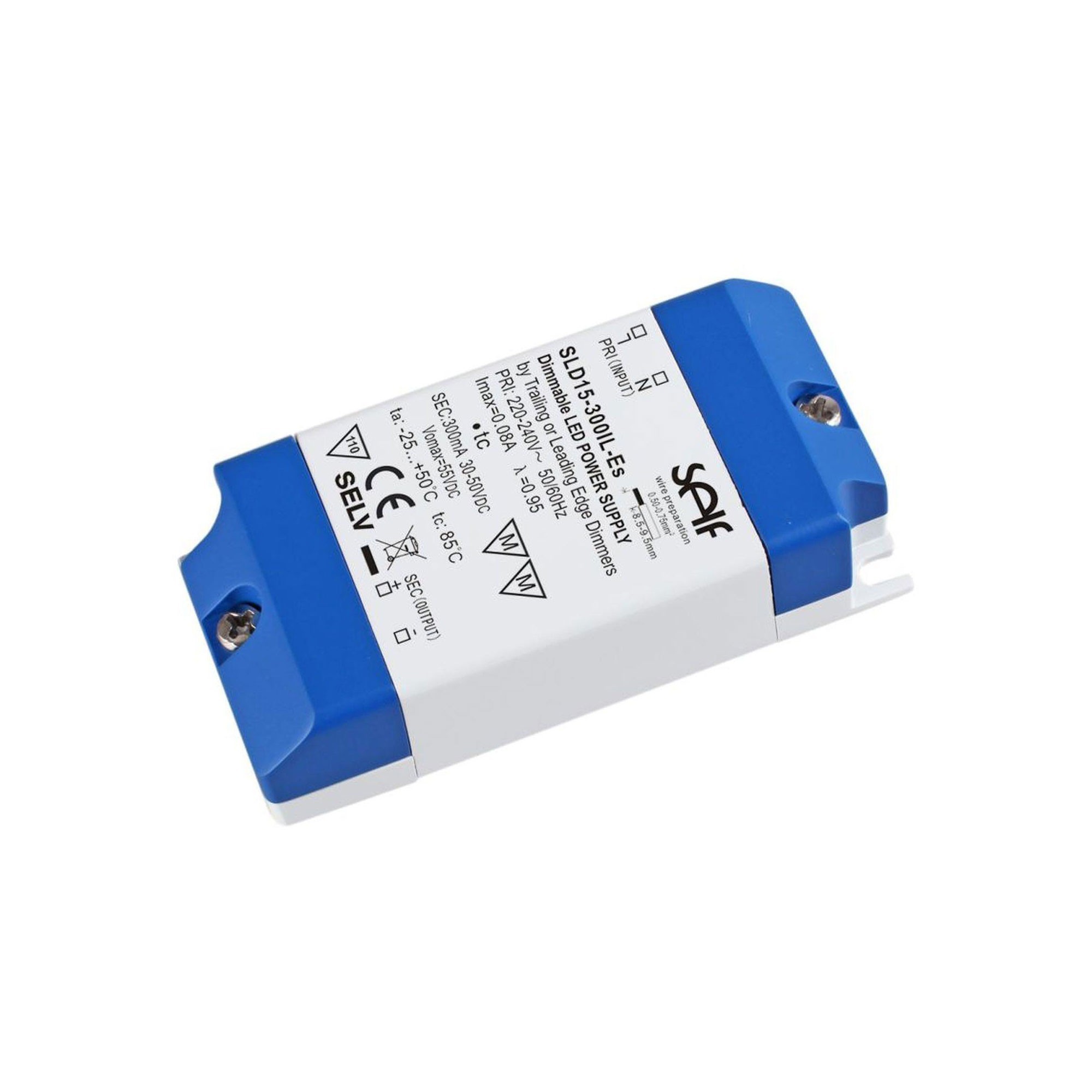 Constante Huidige LED Voeding Triac Dimbaar 15W 350mA 24-42VDC