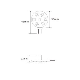 LED bulb RGB+WW pin base lamp - G4