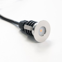 LED grondinbouwarmatuur voor terras - 0,2W - 3000K- 10 Lumen - Rond