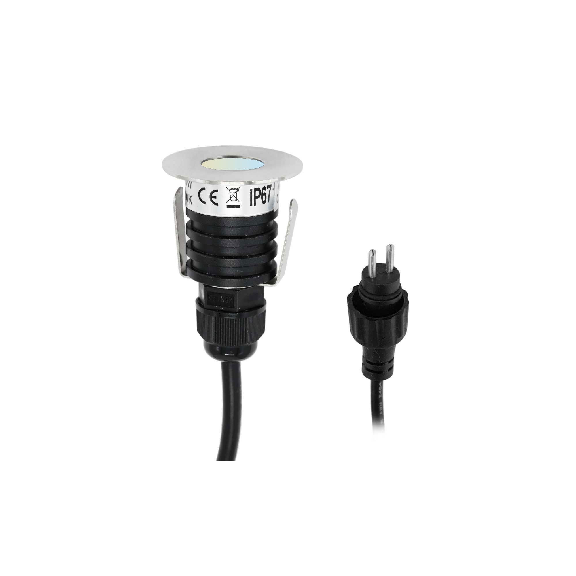 Mini LED da incasso a terra 3000K/6000K Bicolore 12V DC