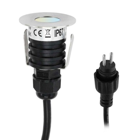 Mini luminaire encastré à LED 3000K/6000K bicolore 12V DC