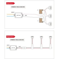 LED inbouwarmatuur slim 3000K - 0,9W - ultraplat 12V DC