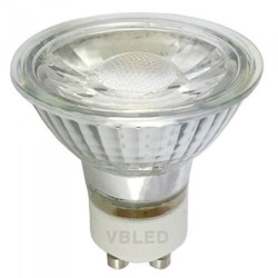 LED vloerinbouwspot met draaibare fitting met 5,5W lamp en 3-voudige kabelaansluiting