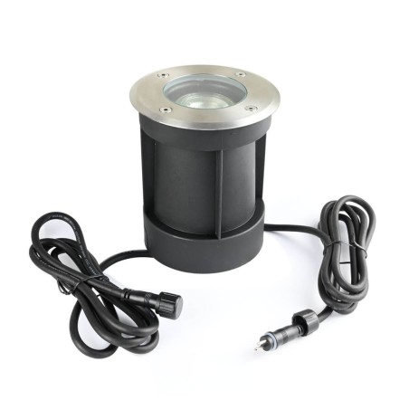 LED vloerinbouwspot 12V AC met 5W LED lamp warm wit