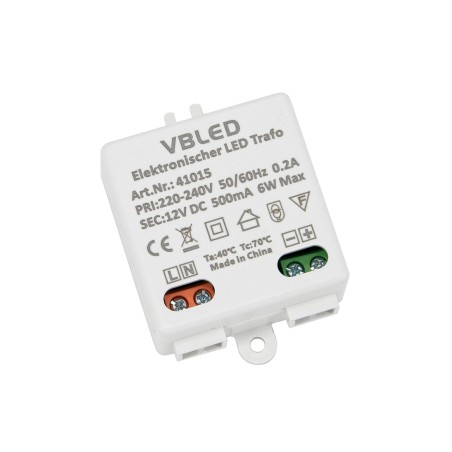 Fuente de alimentación LED de tensión constante / 12 V CC / 6 W