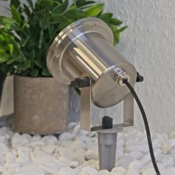 LED Garden Spotlight Garden Pond Light 12V, Stainless Steel IP68