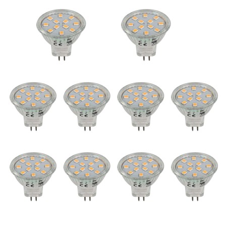 10PCS Kit of LED Bulb - MR11/GU4 - 2W - Dimmable