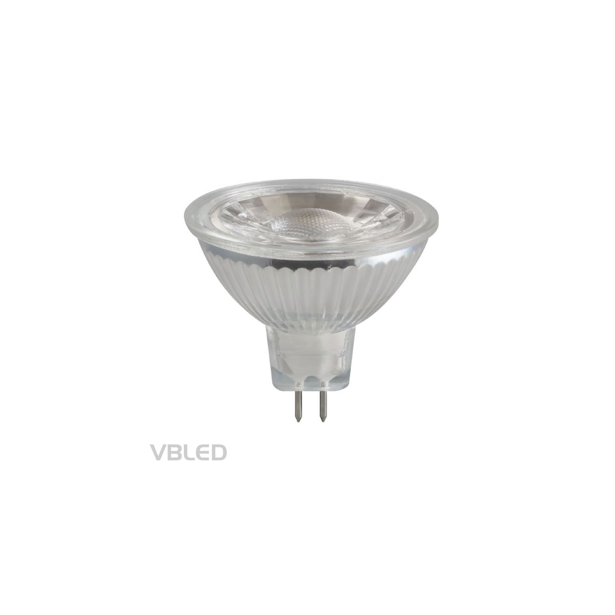 Bombilla LED Spot GU5.3/ MR16 5W blanco neutro 4000K- 12V AC/DC