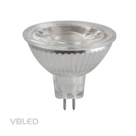 MR16 GU5.3 LED-lampen, 450LM, 5W vervanging voor 50W halogeenlampen, warm wit (2900K), dimbaar, 12V AC/DC