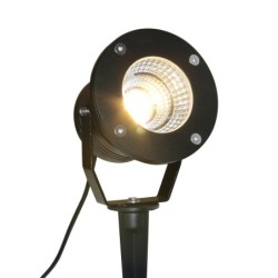 VBLED Proyector LED para estanque "Ascra" + pica de tierra 10W 3K