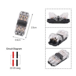 Connector laagspanning 2-voudig